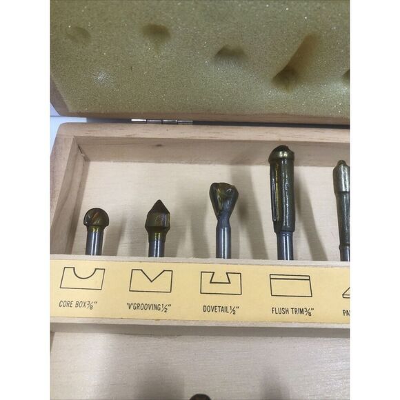 Router Bits-Grizzly Carbide Tip Router Bits (15). Vintage - Picture 2 of 13